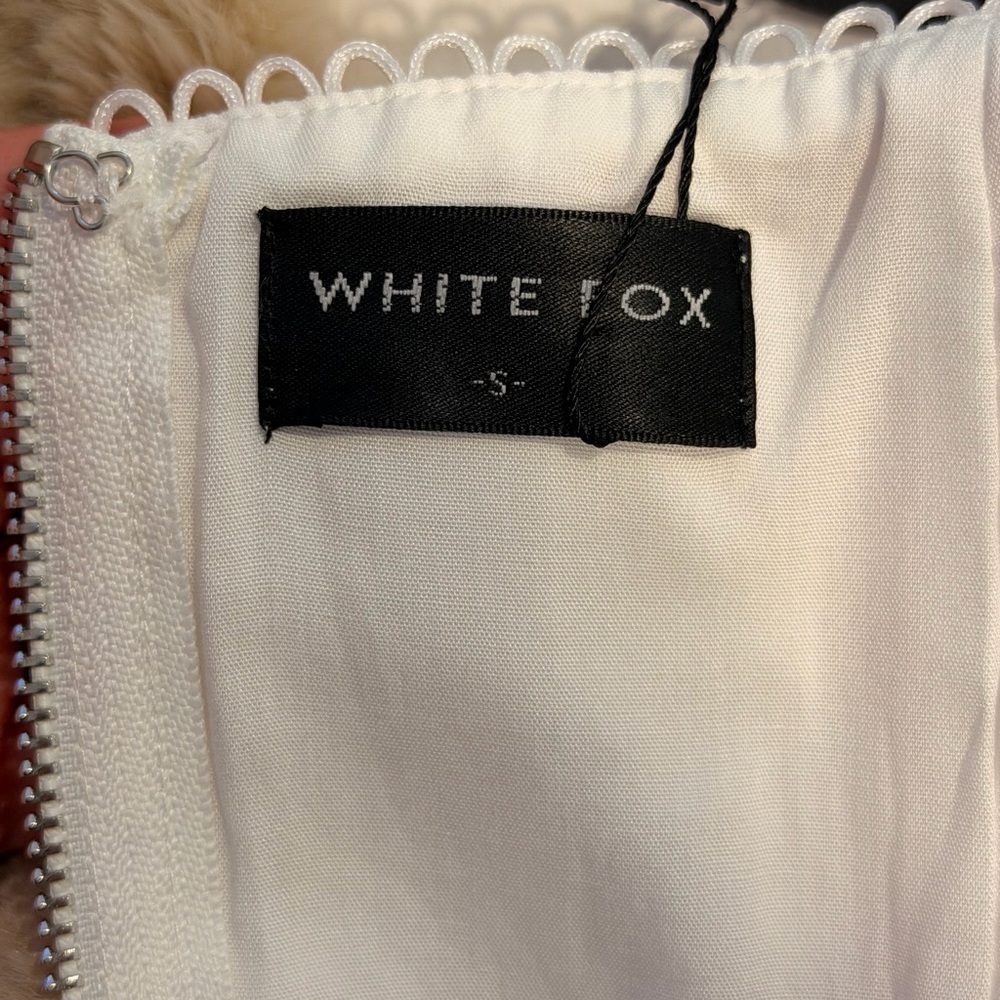 White Fox Weekend Love Bustier Crop Top in Pink Butterfly - Picture 10 of 12